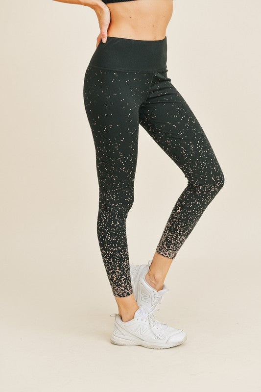 Ombre Metallic Shimmer Leggings