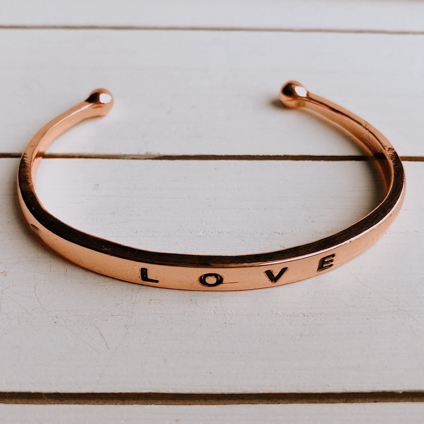 Just Love Open Bangle Bracelet - Gold