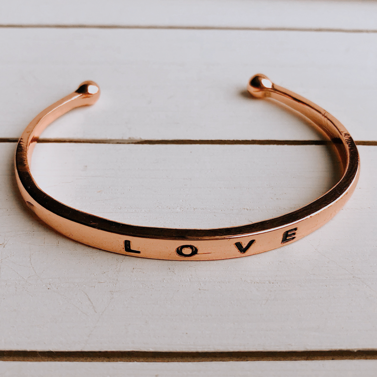 Just Love Open Bangle Bracelet - Silver