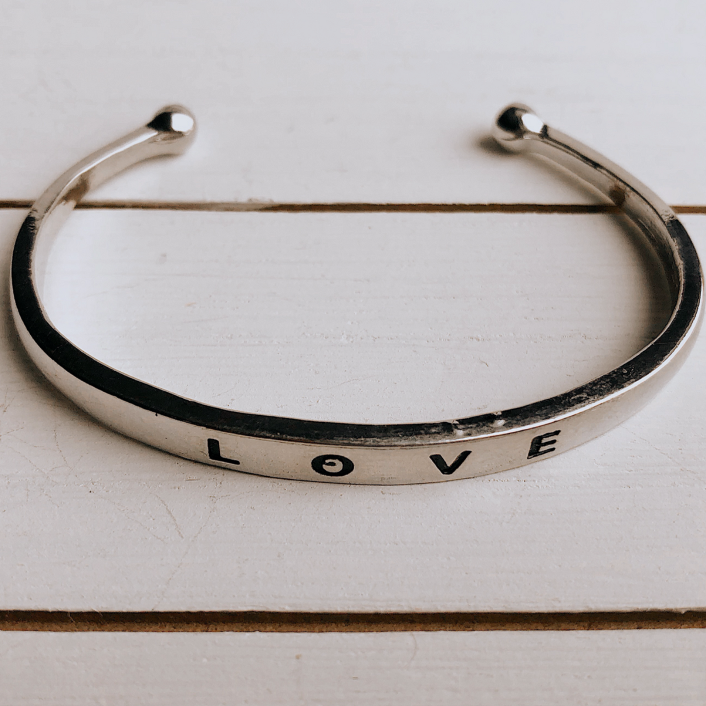 Just Love Open Bangle Bracelet - Gold