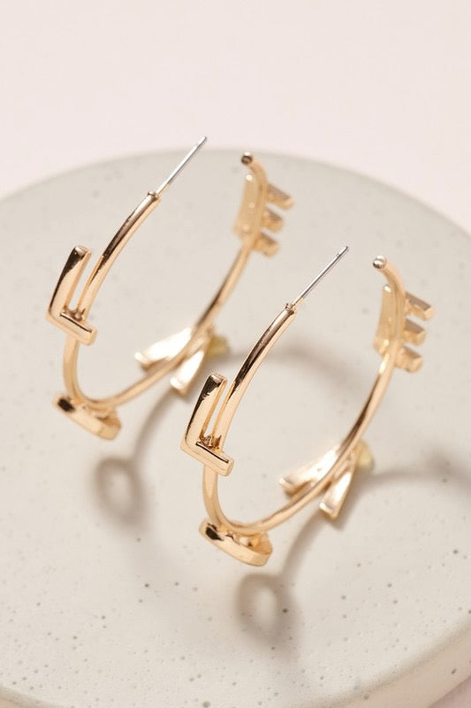 LOVE Letter Earrings