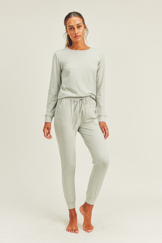 Sage Love Loungewear Long Sleeve & Pants