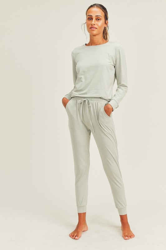 Sage Love Loungewear Long Sleeve & Pants