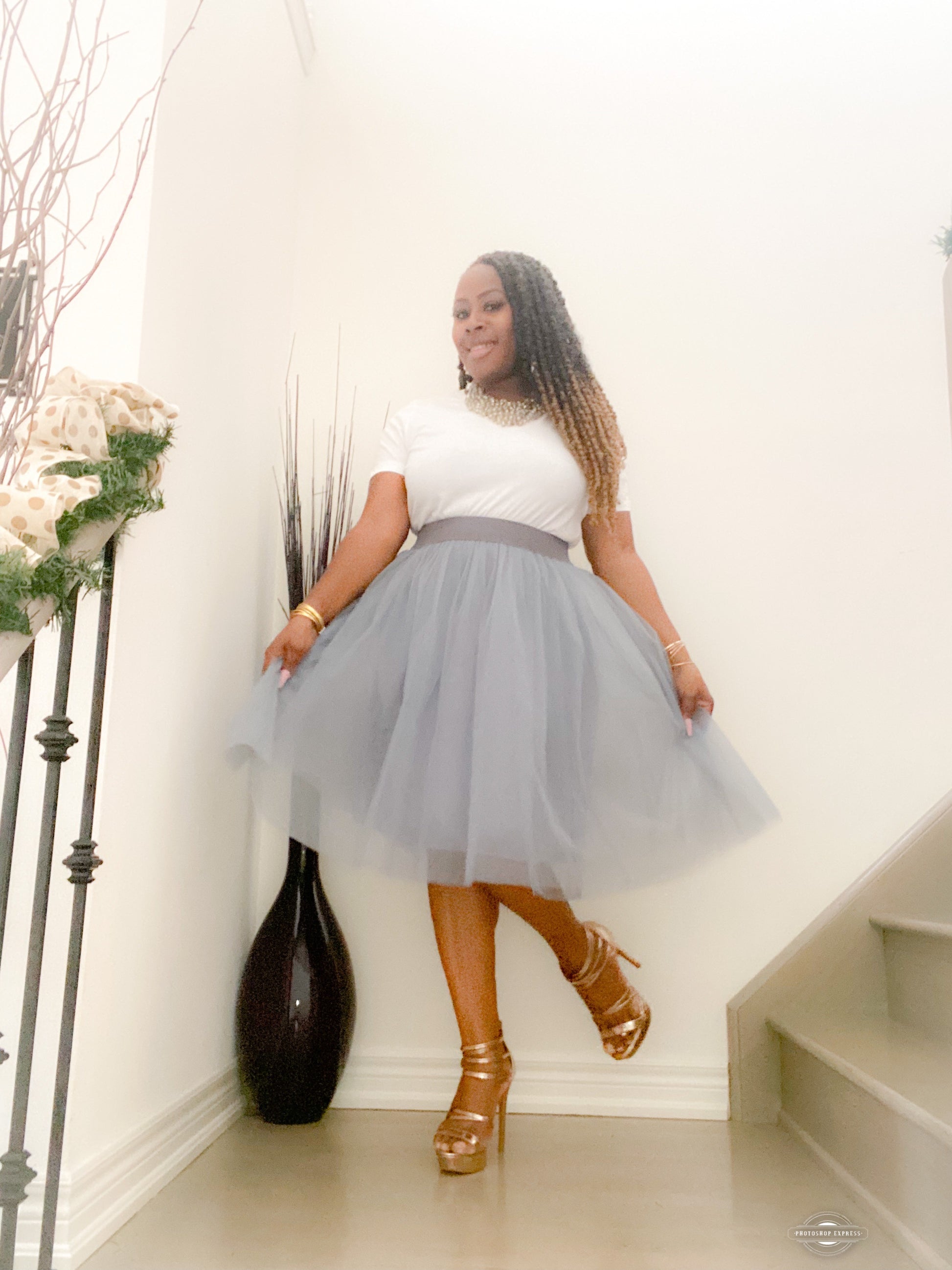 Camille Knee Length Tulle Skirt - Grey – Love Style & Beauty Boutique
