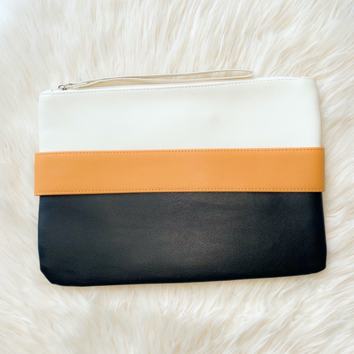 Coffee Girl Leather Clutch