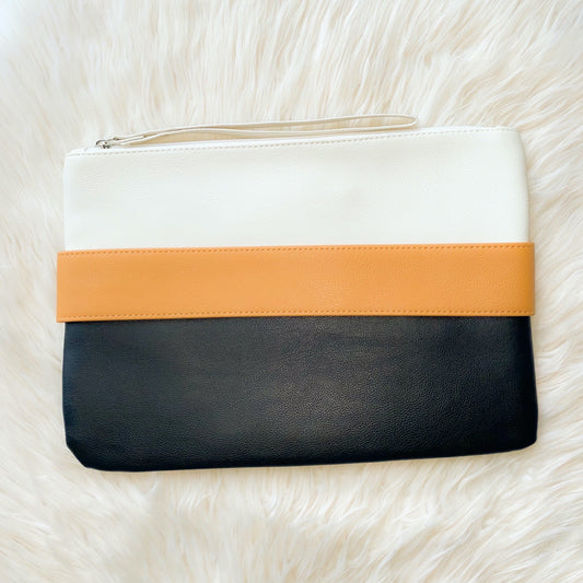 Coffee Girl Leather Clutch