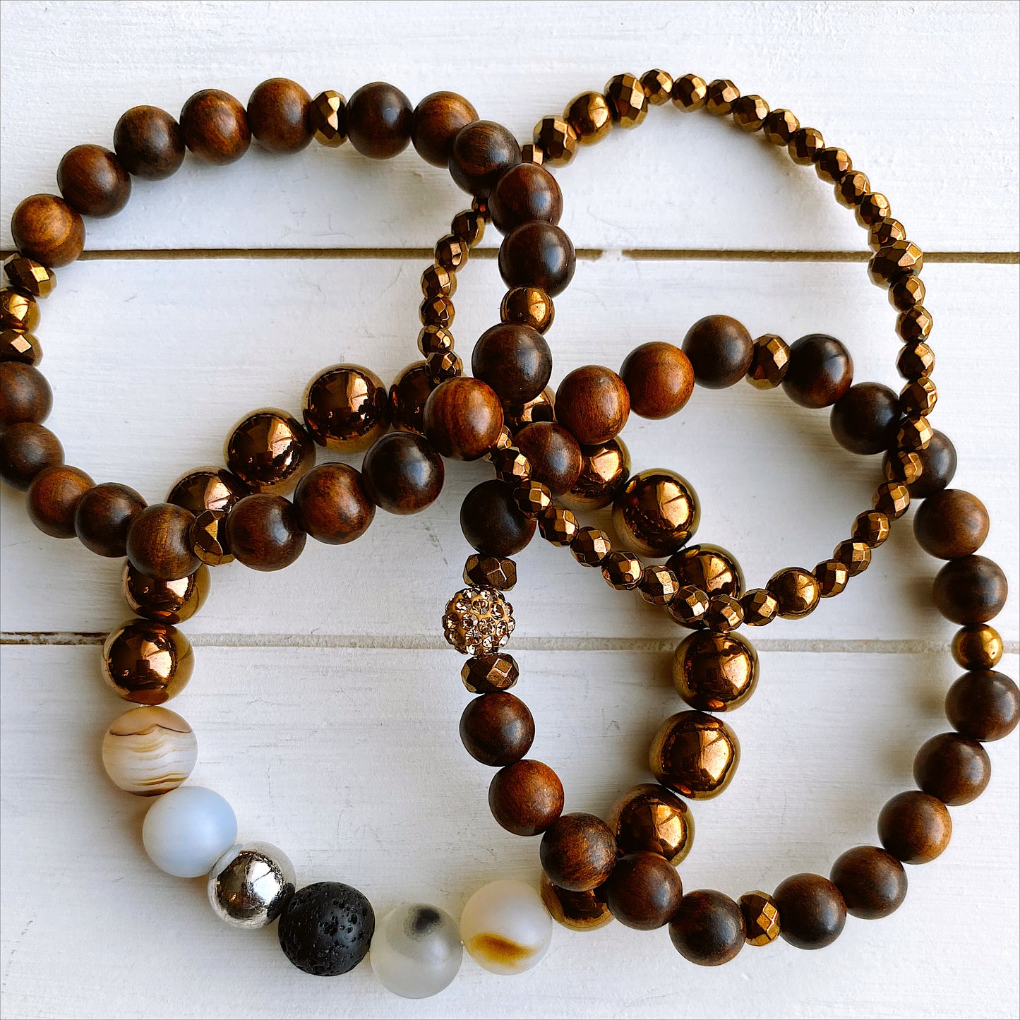 Coco Swirl Beaded Bracelets