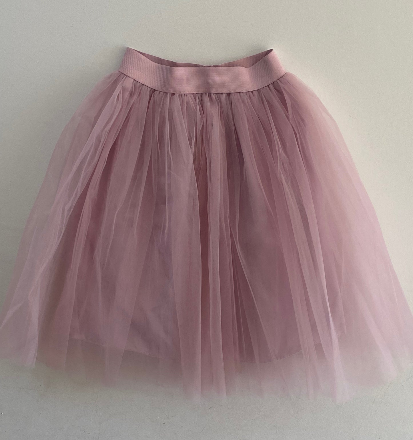 Camille Knee Length Tulle Skirt - Grey