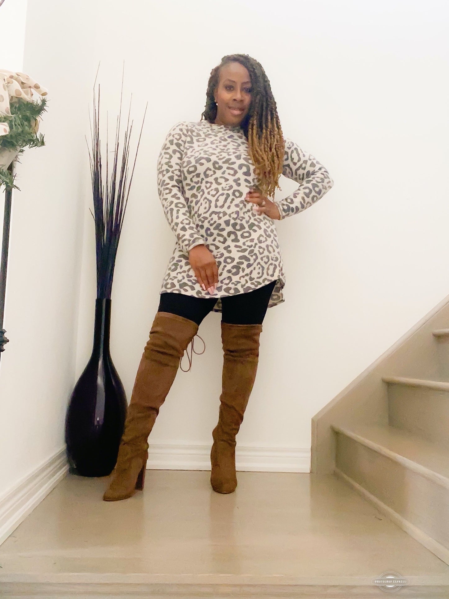 Leopard Love long Sleeve Top