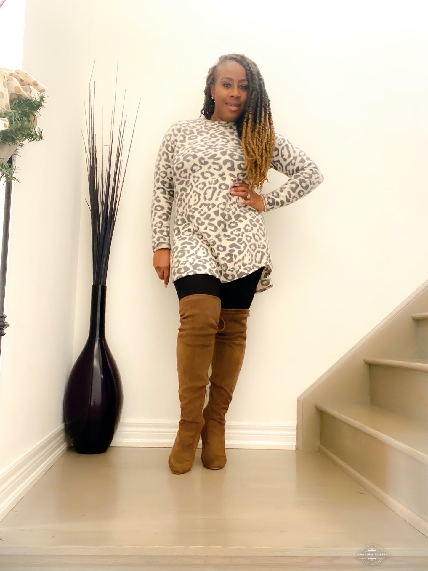 Leopard Love long Sleeve Top